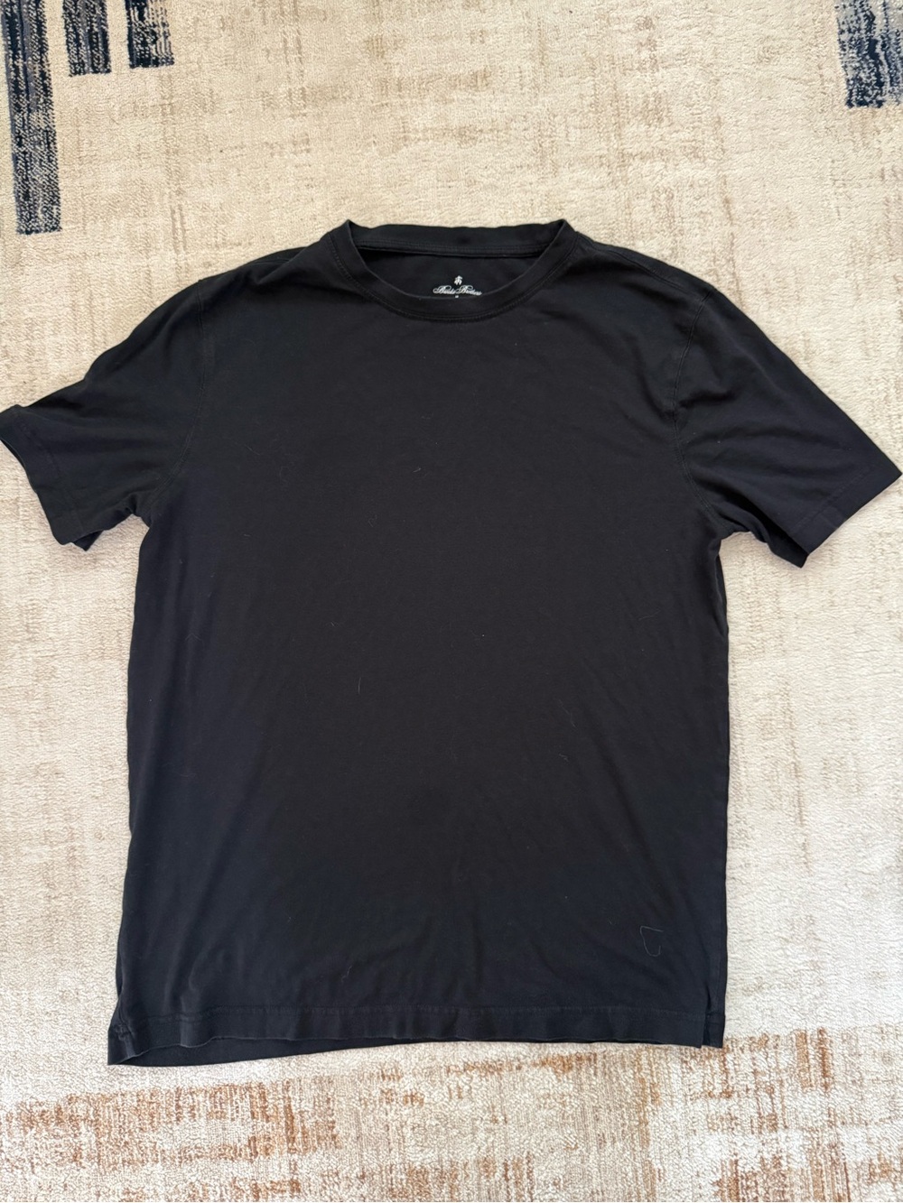 Brooks Brothers Black Short Sleeve Crew Neck Tee